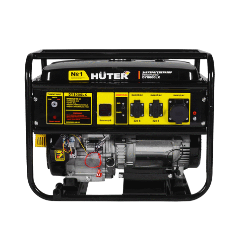 Бензиновый генератор HUTER DY8000LX