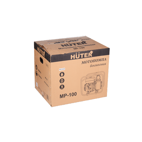 Бензиновая мотопомпа HUTER MP-100