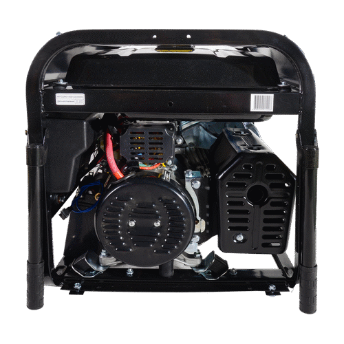 Бензиновый генератор HUTER DY6500LXW с функцией сварки, с колёсами
