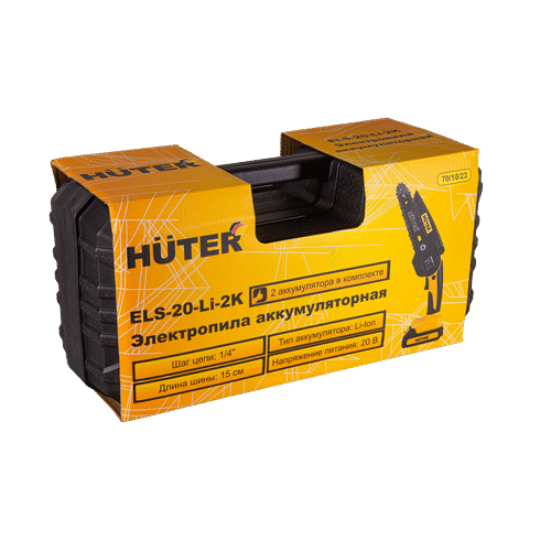 Аккумуляторная цепная пила HUTER ELS-20-Li-2К