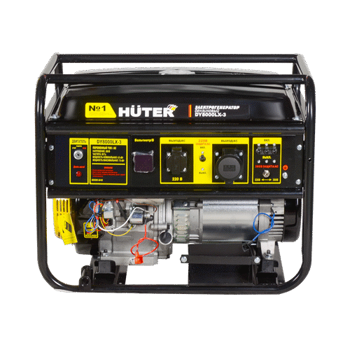 Бензиновый генератор HUTER DY8000LX-3