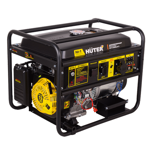 Бензиновый генератор HUTER DY11000LX-3