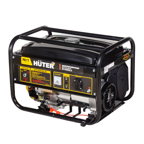 Бензиновый генератор HUTER DY4000LX-электростартер