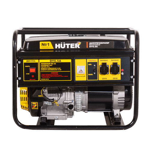 Бензиновый генератор HUTER DY6.5A
