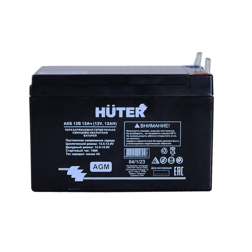 Аккумулятор HUTER 6МТС-9-АП (12 В; 9 А*ч)