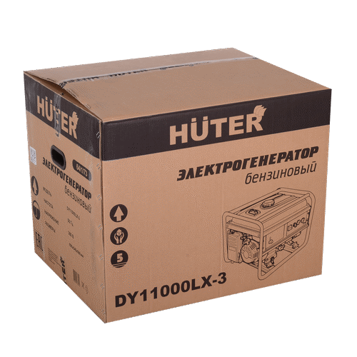 Бензиновый генератор HUTER DY11000LX-3