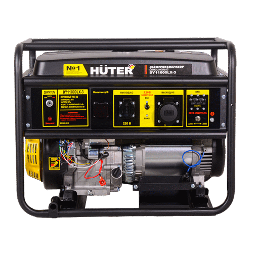 Бензиновый генератор HUTER DY11000LX-3