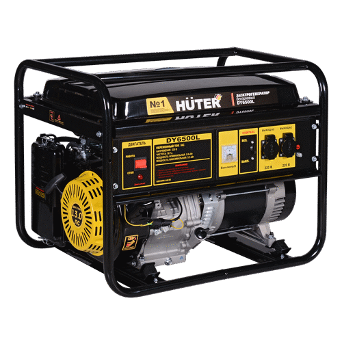 Бензиновый генератор HUTER DY6500L