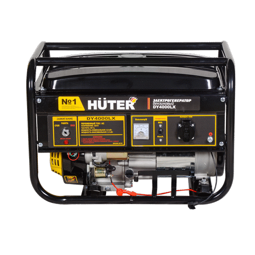 Бензиновый генератор HUTER DY4000LX-электростартер