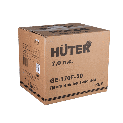 Бензиновый двигатель HUTER GE-170F-20