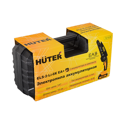 Аккумуляторная цепная пила HUTER ELS-2-Li-6K