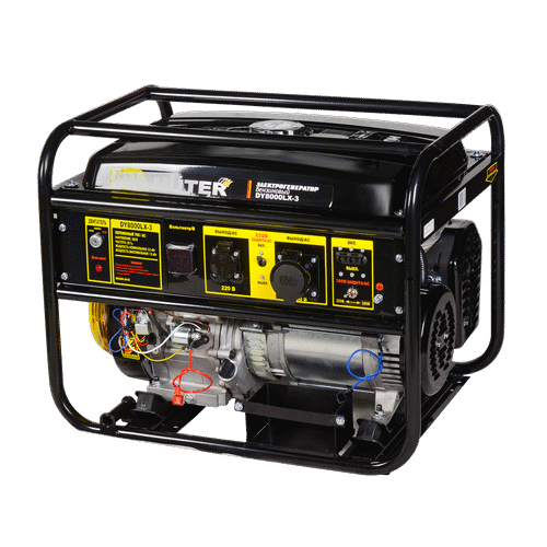 Бензиновый генератор HUTER DY8000LX-3