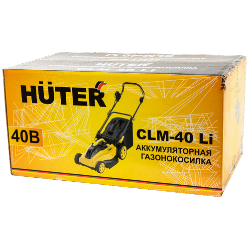 Аккумуляторная газонокосилка HUTER CLM-40 Li