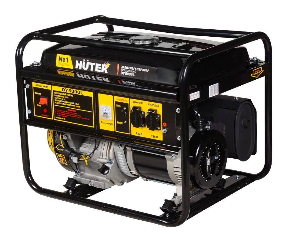 Бензиновый генератор HUTER DY5000L