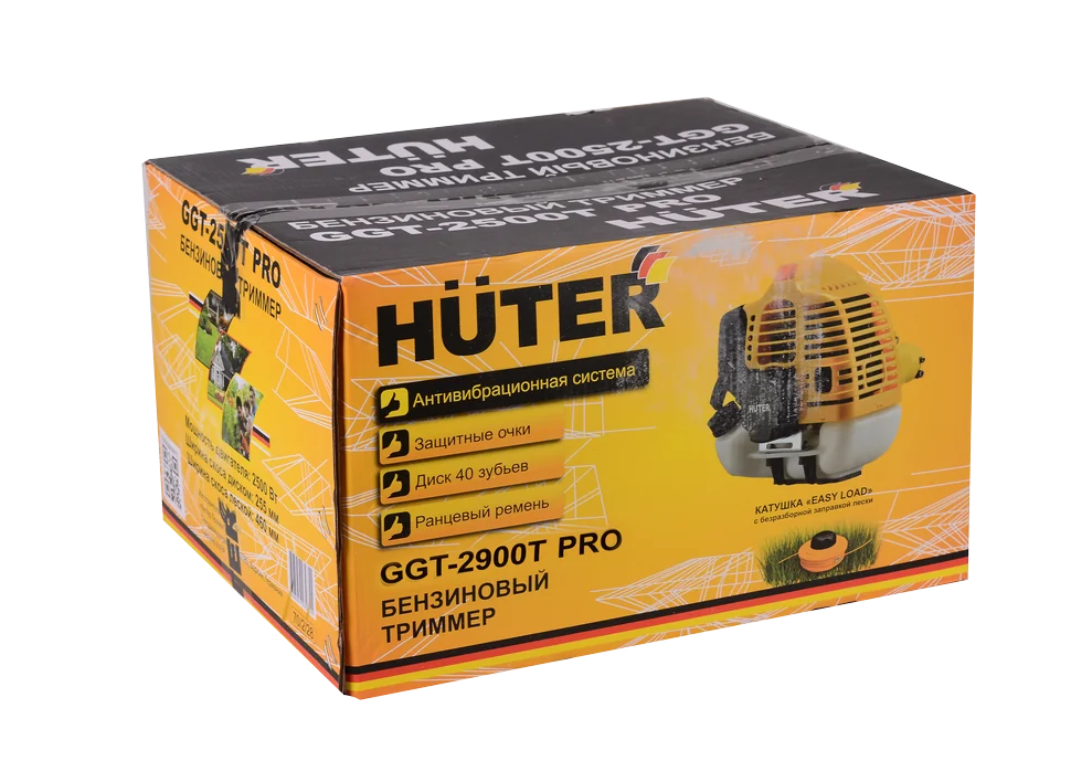 Триммер бензиновый HUTER GGT-2900T PRO