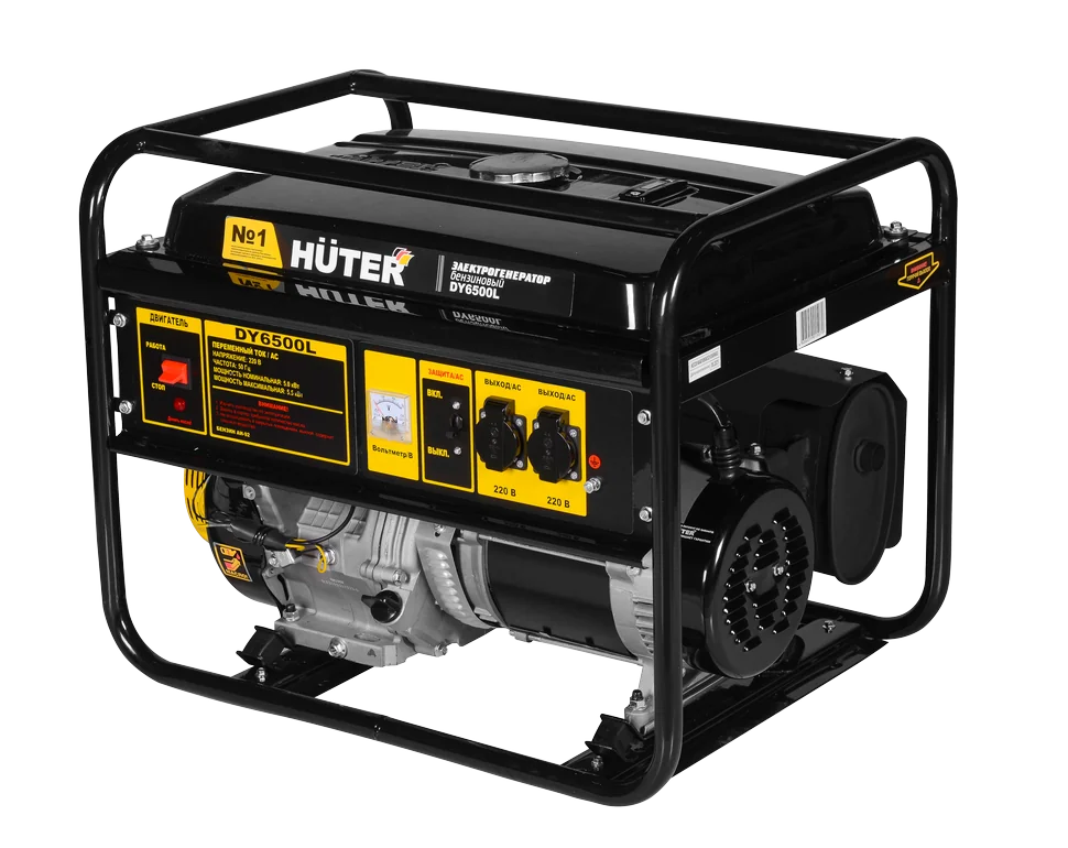 Бензиновый генератор HUTER DY6500L