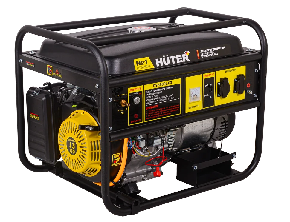 Бензиновый генератор HUTER DY6500LXG